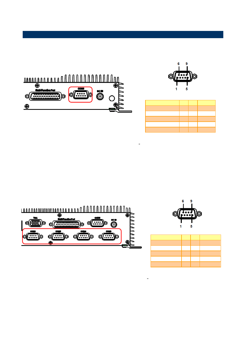 1 ems-cdv connector mapping | Avalue EMS-CDV User Manual | Page 10 / 28