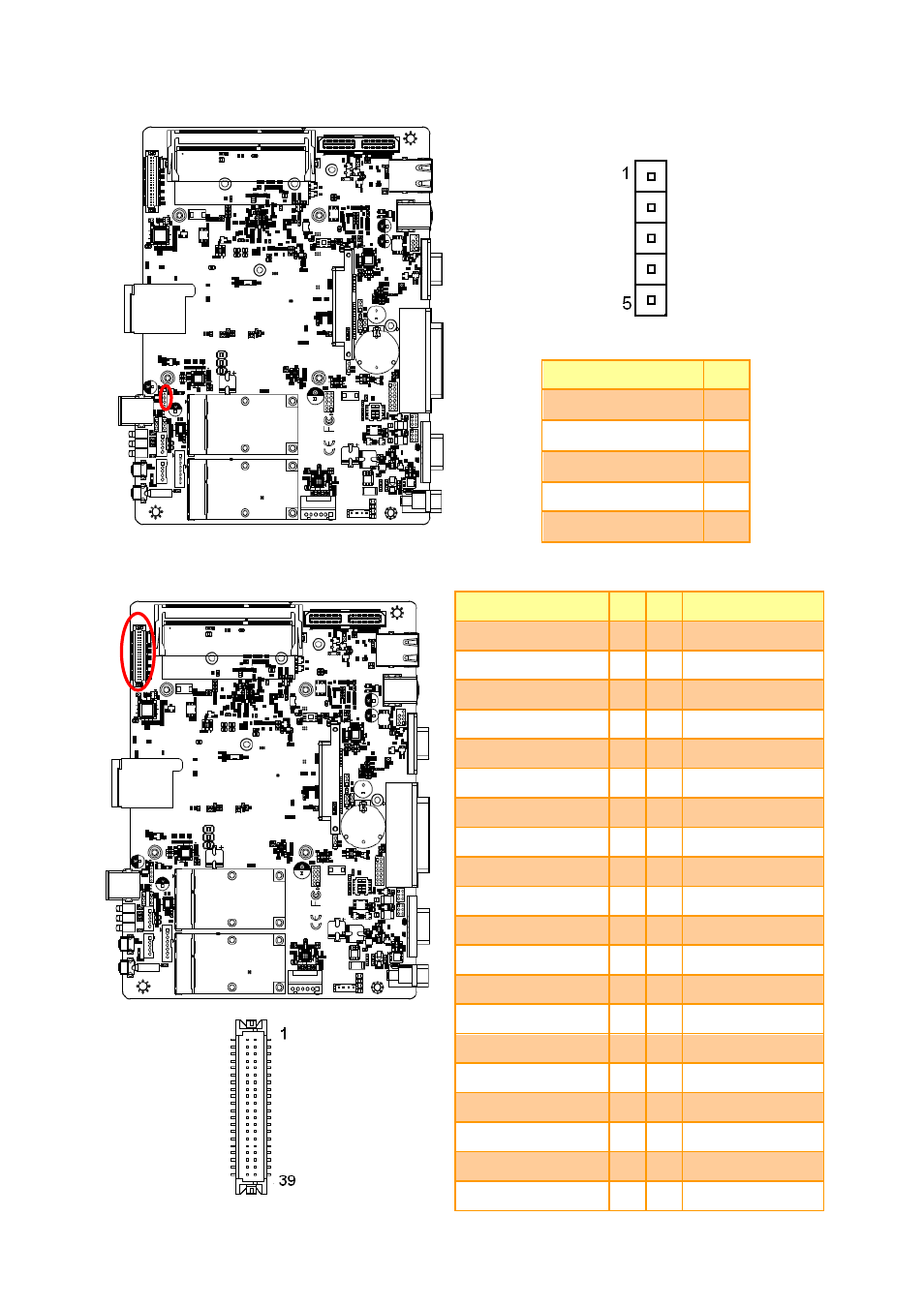 On-board header for usb2.0 (jusb1), Lvds connector (jlvds1), 16 lvds connector (jlvds1) | Avalue EMS-BYT User Manual | Page 33 / 85