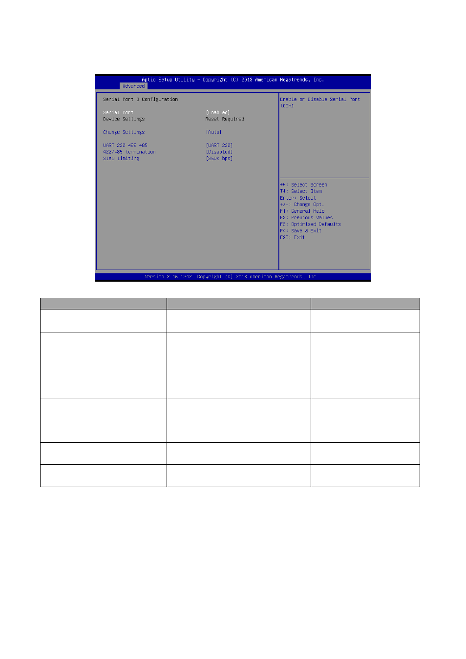 3 serial port 3 configuration | Avalue EMS-BYT User Manual | Page 56 / 85