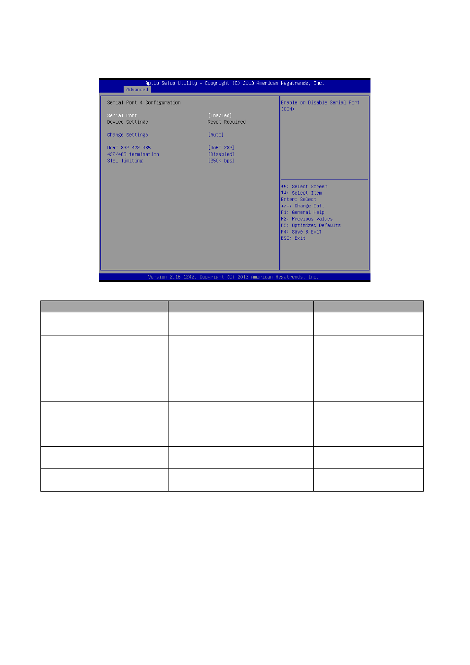 4 serial port 4 configuration | Avalue EMS-BYT User Manual | Page 57 / 85