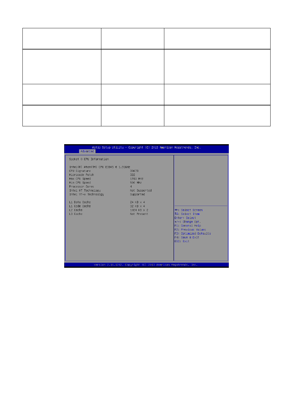 1 socket 0 cpu information | Avalue EMS-BYT User Manual | Page 62 / 85