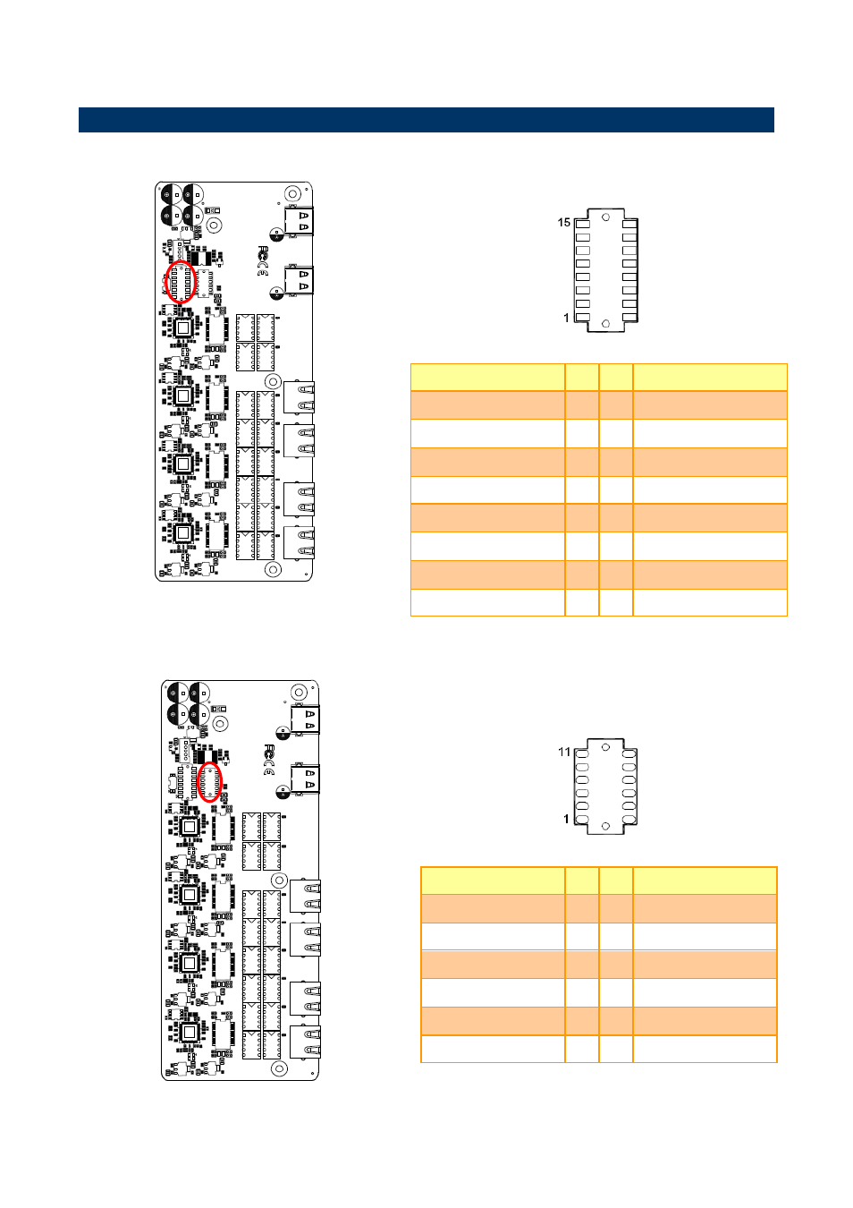 Aux-m02 connectors settings, Lan act/lnk/spd led (jlanled), Normal/bypass mode led (jlanmode) | 7 aux-m02 connectors settings | Avalue EMS-BYT User Manual | Page 36 / 44
