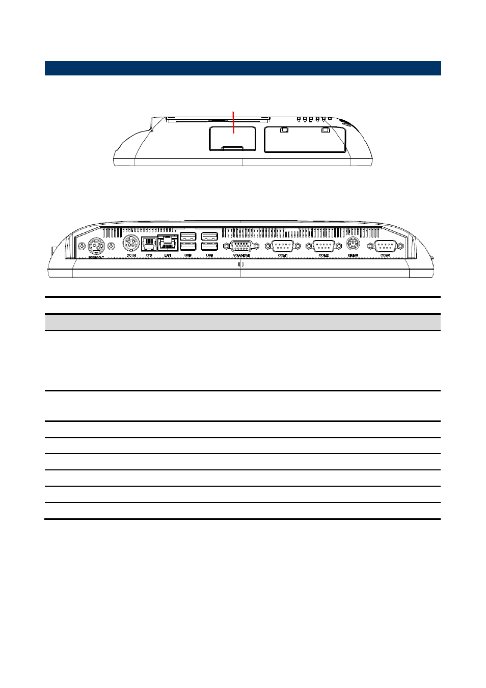 System overview, Right view, Bottom view | Avalue RITY120 User Manual | Page 8 / 16