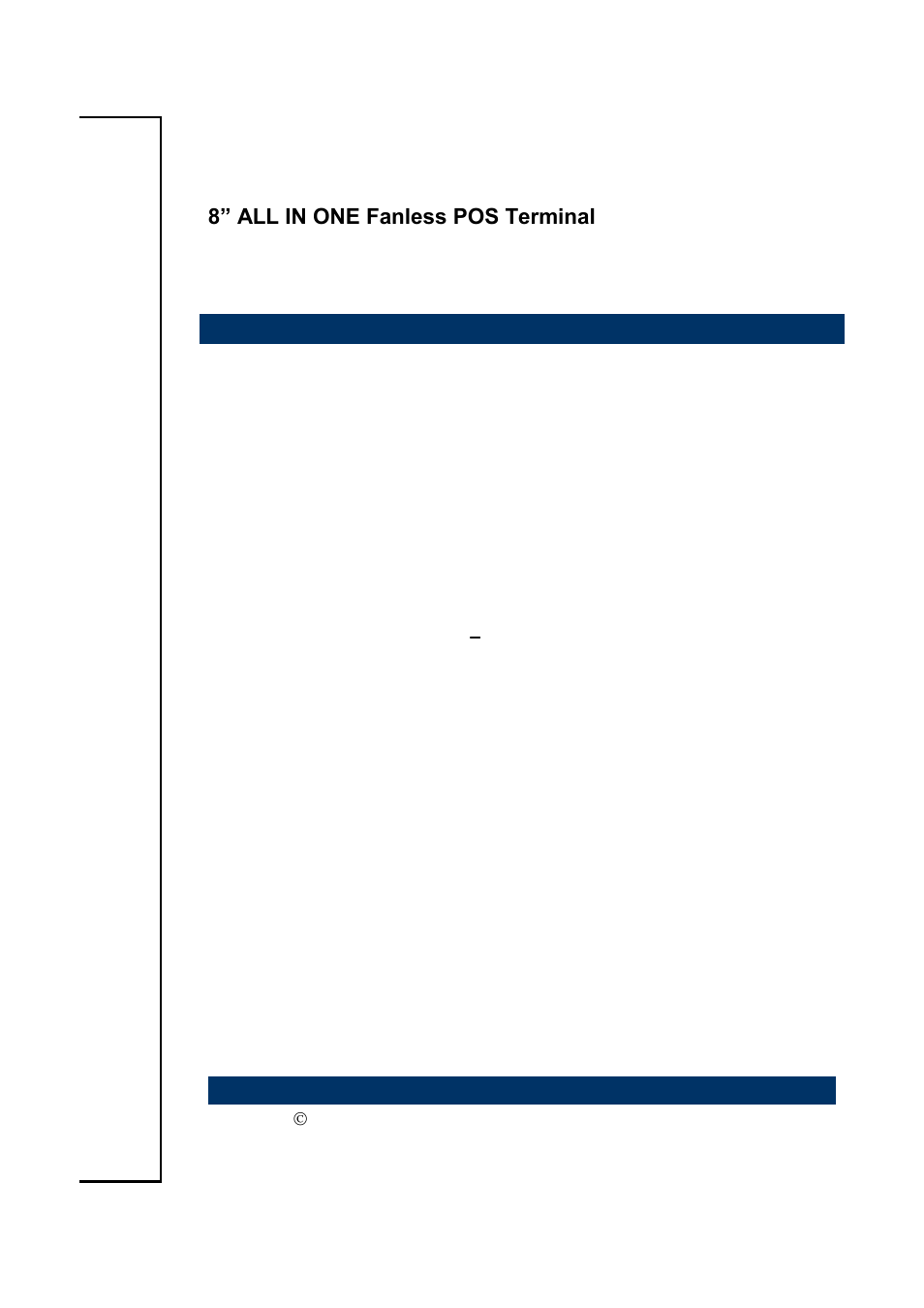 Avalue RITY82 User Manual | 11 pages