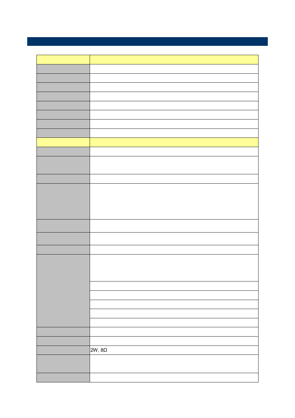 System specifications, 3 system specifications | Avalue RITY82 User Manual | Page 5 / 11