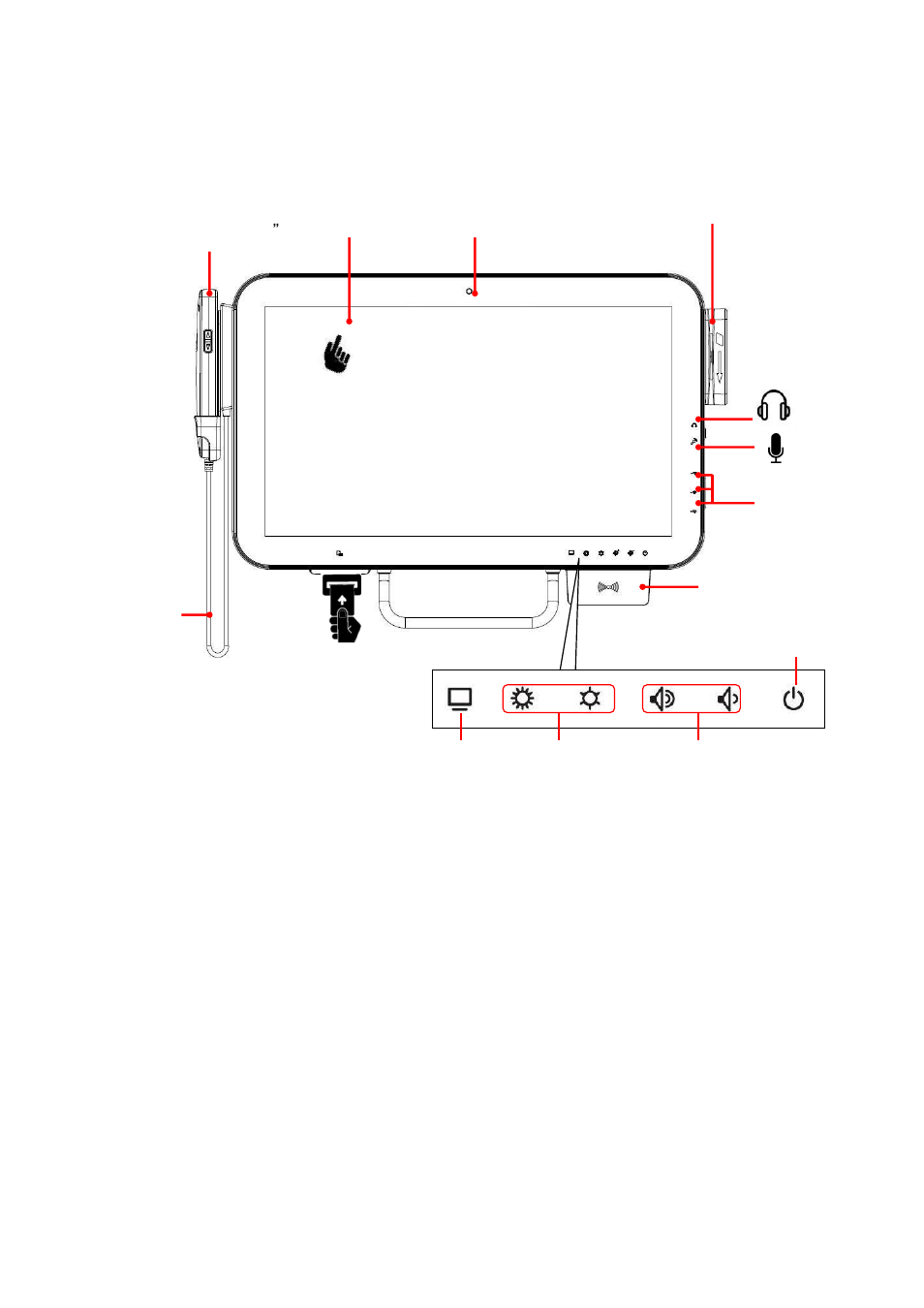 1 front view | Avalue AID-173SHR User Manual | Page 6 / 31