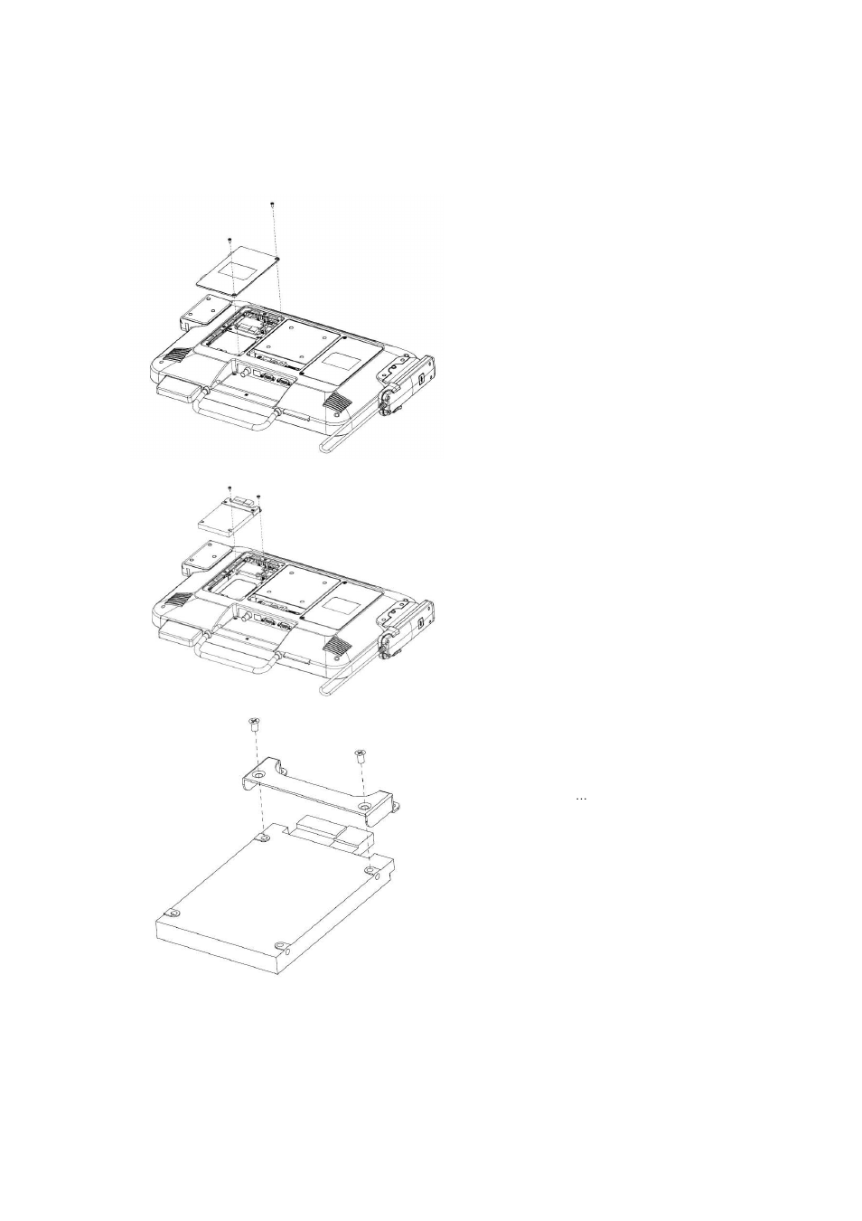 4 removing and replacing the hard disk drive | Avalue AID-173SHR User Manual | Page 40 / 42