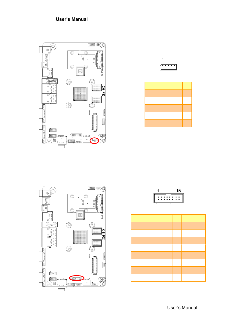 Lcd inverter connector (jbklt1), Vga connector (jvga1) | Avalue ACP-IMX6POS User Manual | Page 21 / 31