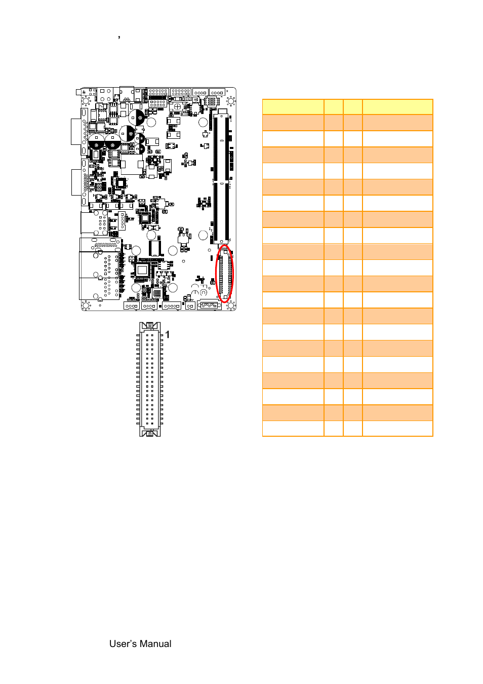 Lvds interface connector (jlvds1) | Avalue REV-SA01 User Manual | Page 18 / 43