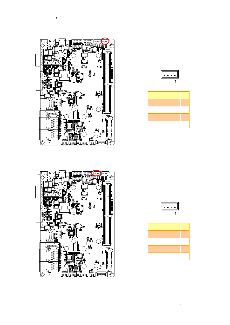 Can bus connector 1 (jcan1), Can bus connector 2 (jcan2) | Avalue REV-SA01 User Manual | Page 19 / 43