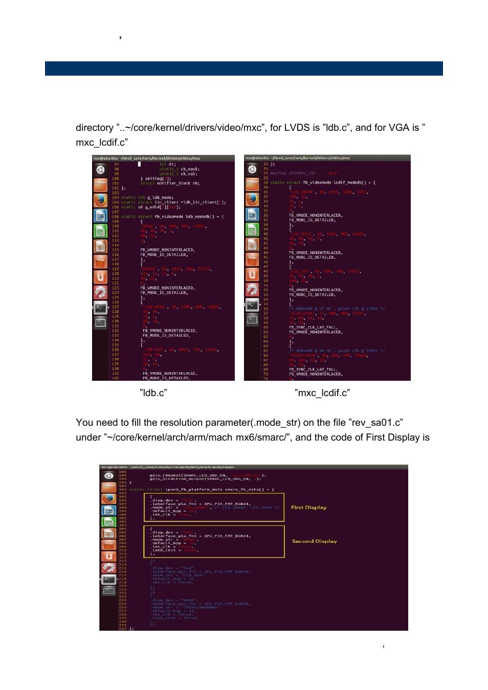 Display output application of imx6 | Avalue REV-SA01 User Manual | Page 35 / 43