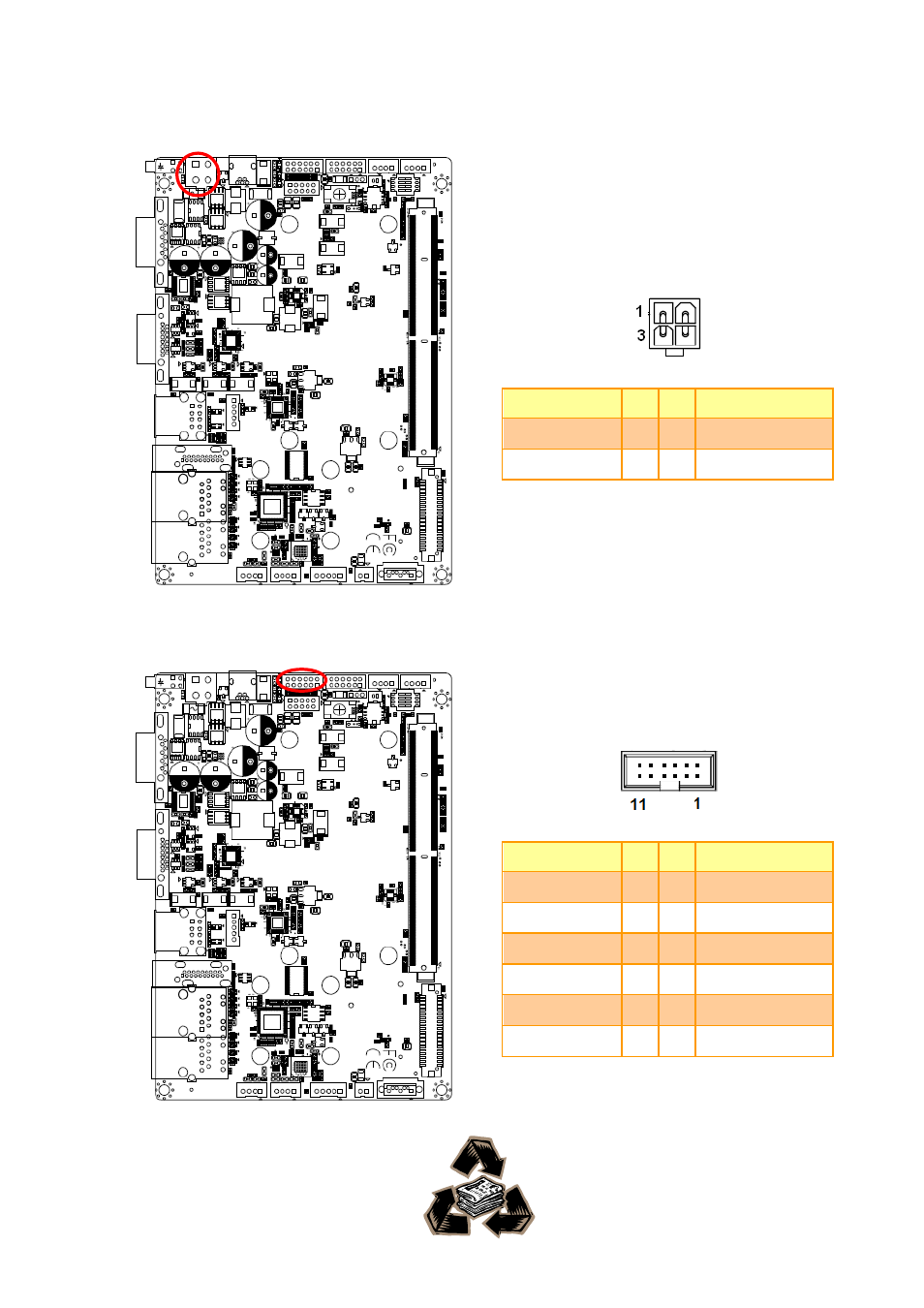 Power connector (pwr1), Serial port 2 connector (jcom2) | Avalue REV-SA01 User Manual | Page 16 / 16