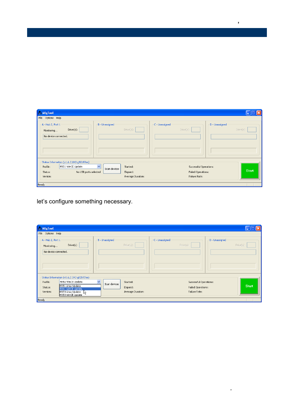 Using mfgtool to flash emmc onboard | Avalue BFC-10R1 User Manual | Page 37 / 55