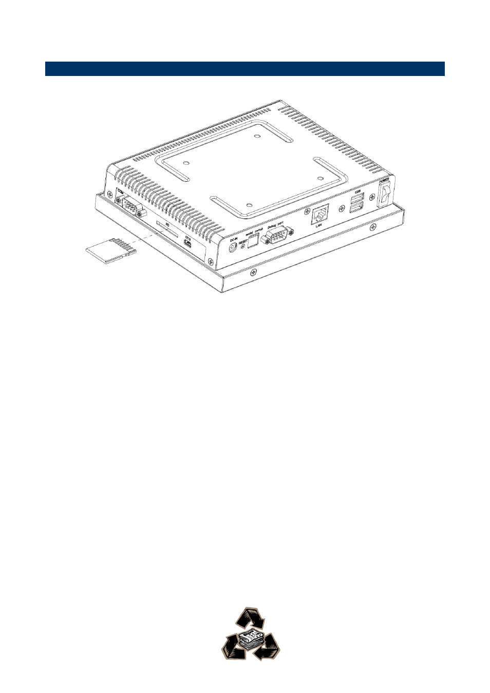 Installing sd card (fpc-08r1) | Avalue FPC-08R1 User Manual | Page 12 / 12