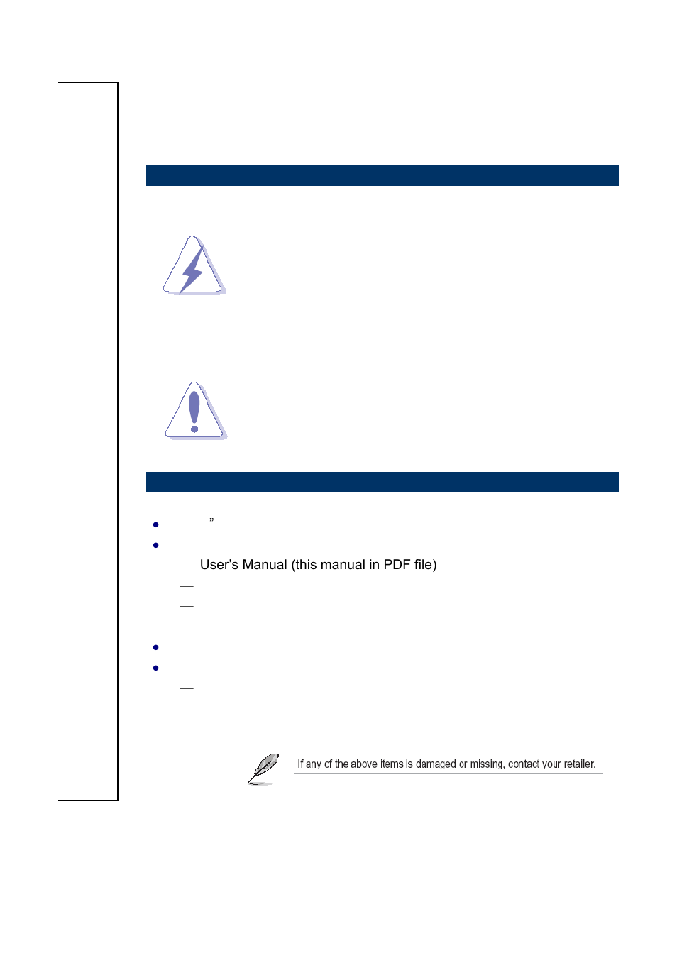 Getting started, Safety precautions, Packing list | Avalue FPC-08R1 User Manual | Page 3 / 12