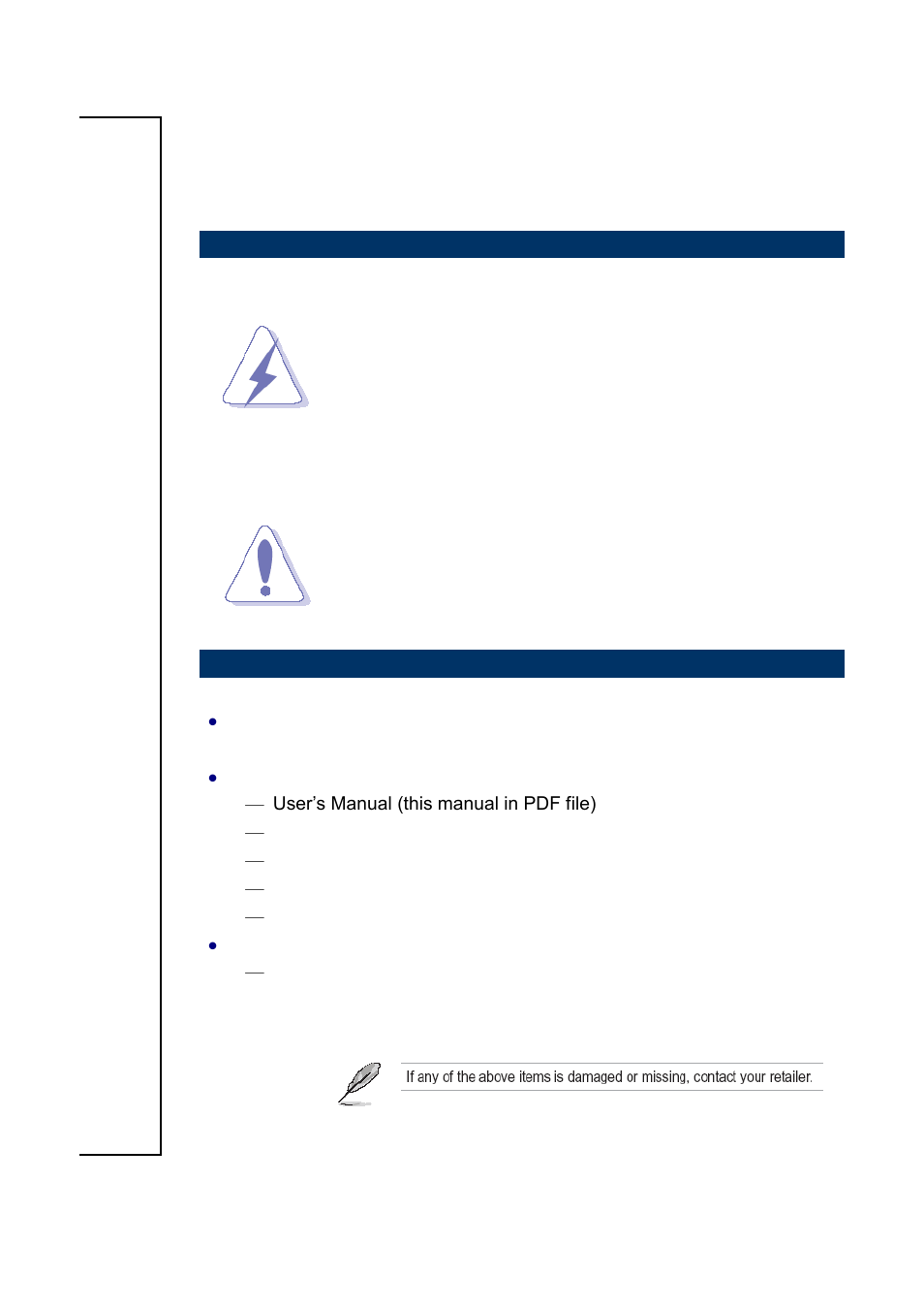 Getting started | Avalue BFC-10W7 User Manual | Page 2 / 12