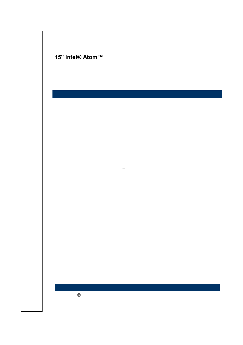 Avalue SPC-1507 User Manual | 9 pages