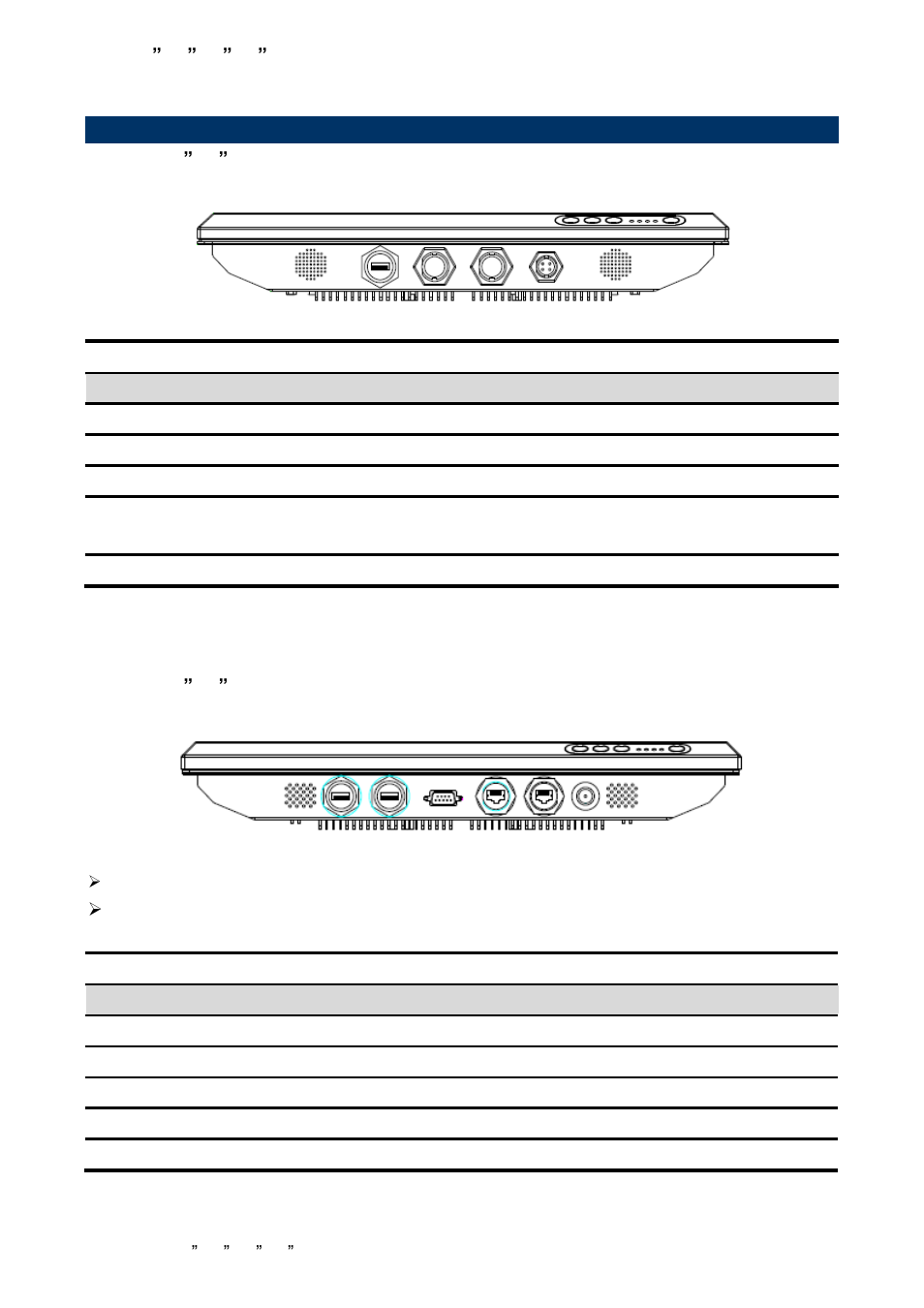 System overview, 12”/15” rear view, 17”/22”w rear view | Avalue SPC-1205 User Manual | Page 12 / 16