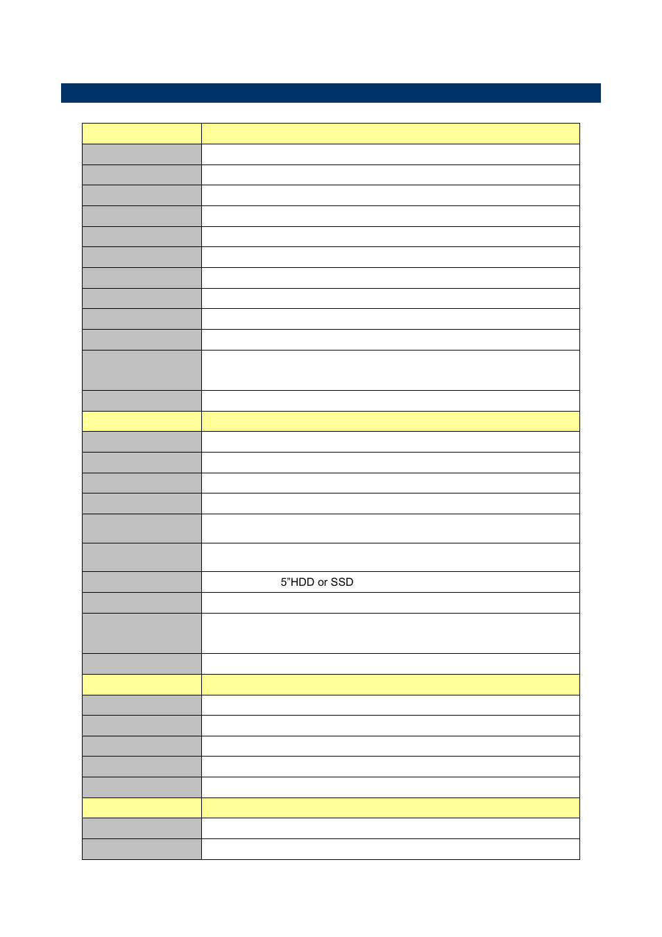 3 system specifications | Avalue LPC-1508 User Manual | Page 5 / 13