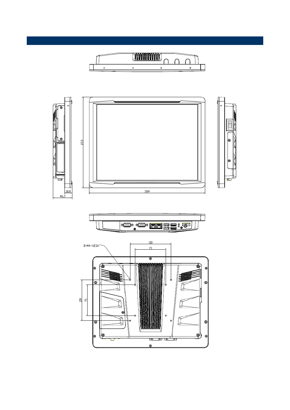 5 system dimensions | Avalue ARC-1209 User Manual | Page 10 / 43