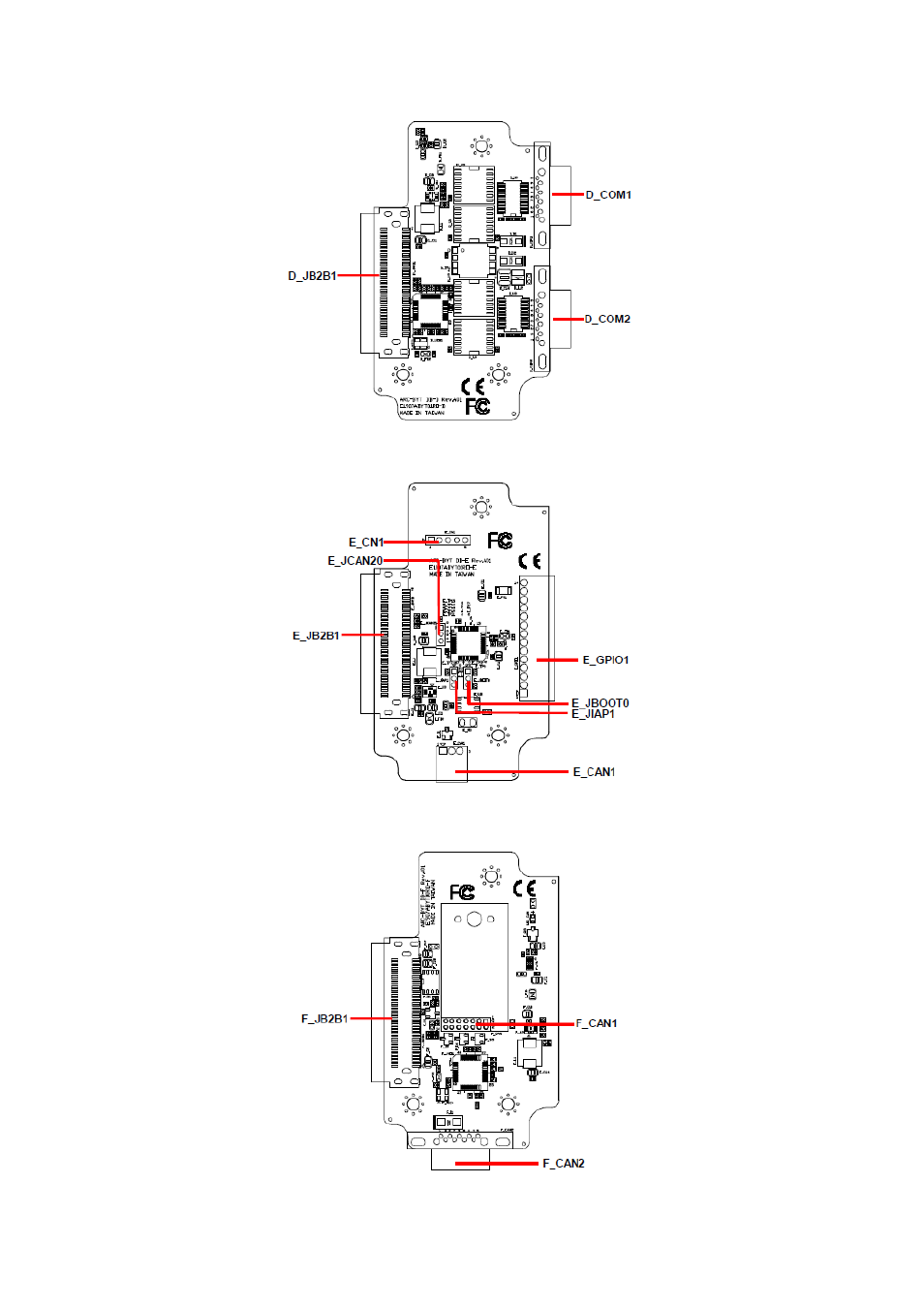 Arc-byt db-d, Arc-byt db-e, Arc-byt db-f | Avalue ARC-1209 User Manual | Page 31 / 43