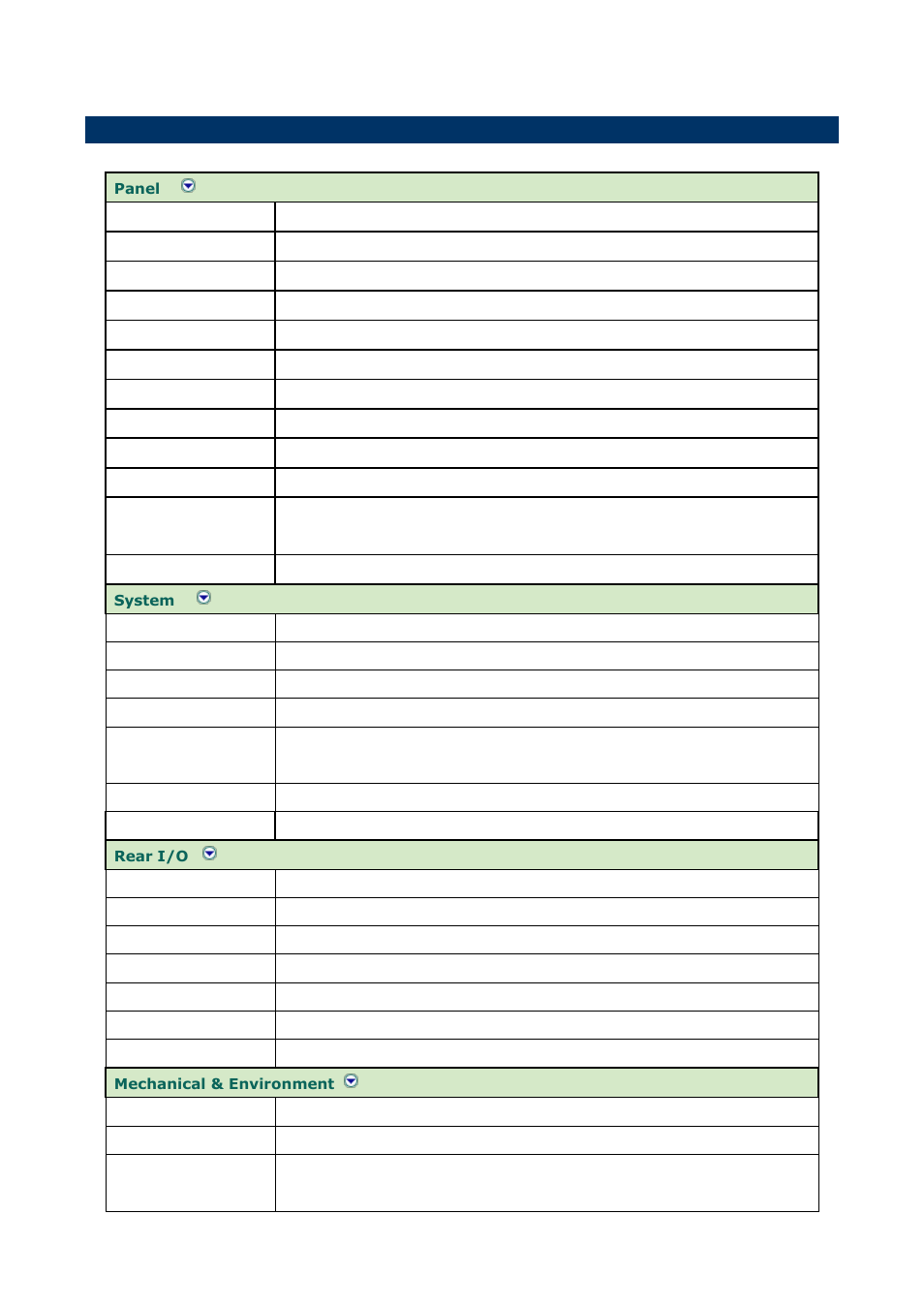 System specifications, 3 system specifications | Avalue LPC-0807 User Manual | Page 5 / 14