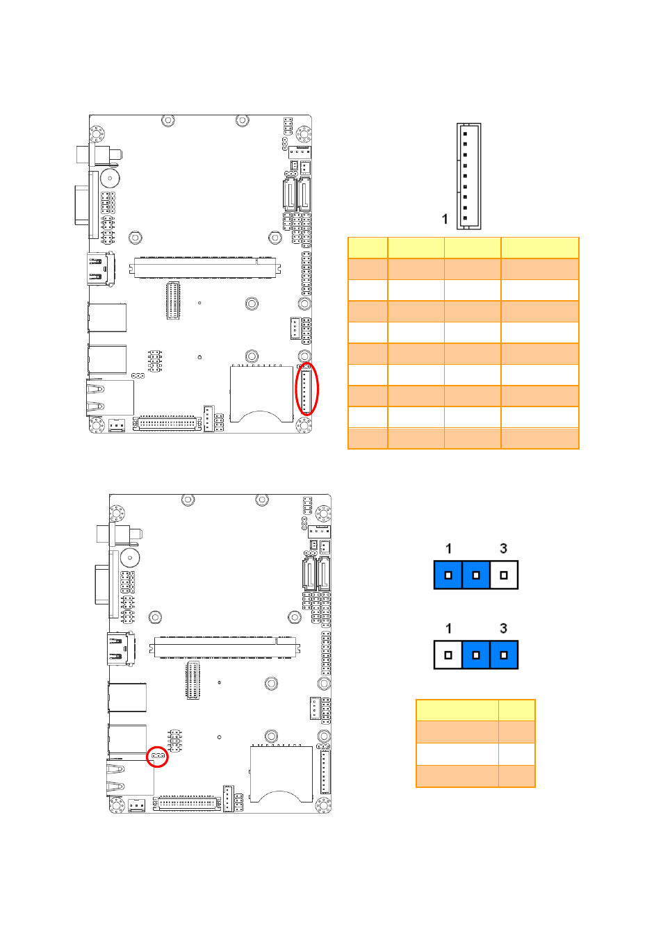 Touch connector (jtouch2), Usb power selector (jusb_pw1) | Avalue EEV-Q701 User Manual | Page 13 / 28