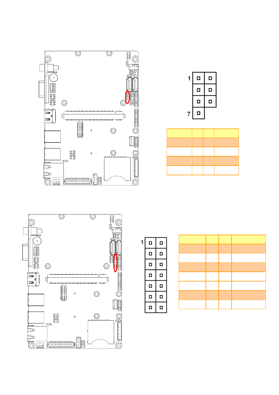 Ps/2 keyboard & mouse connector (jkb1), Lpc connector (jlpc1) | Avalue EEV-Q701 User Manual | Page 24 / 28