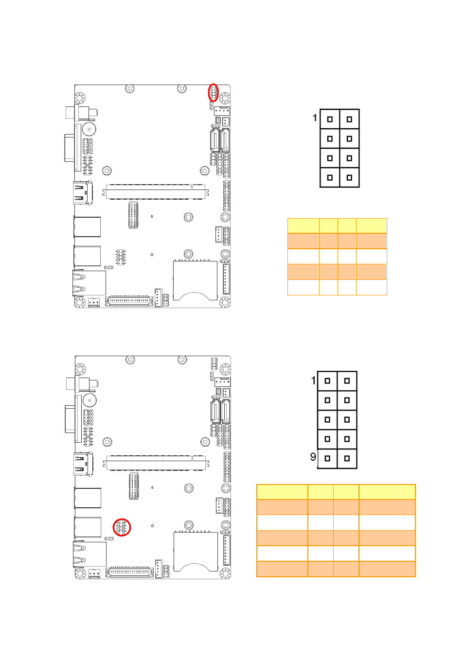 Spi connector (jspi1), Usb connector 4 & 5 (jusb3) | Avalue EEV-Q701 User Manual | Page 26 / 28