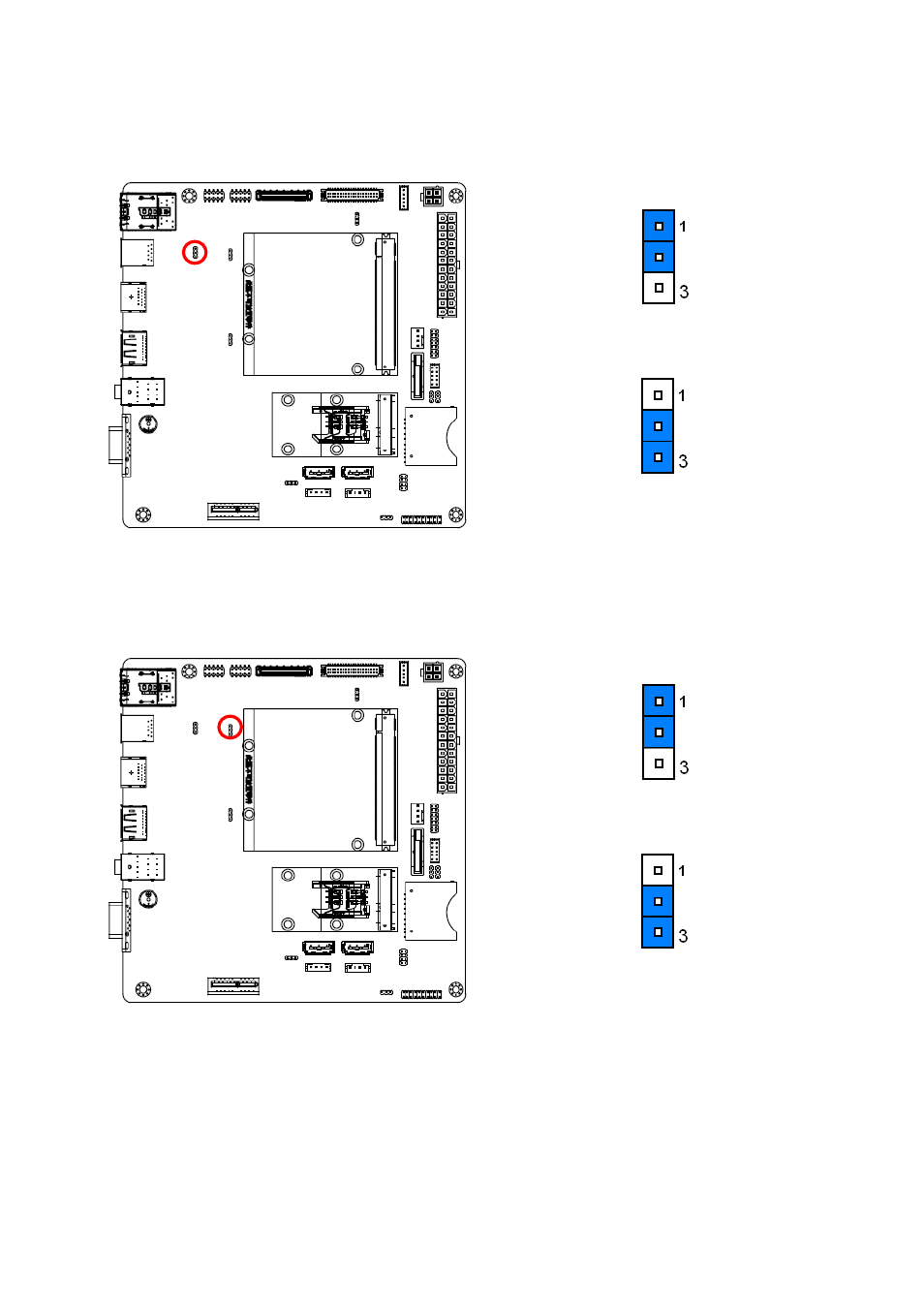 Usb power selector (jusb_pw), Usb port selector (jusbsel) | Avalue EEV-Q702 User Manual | Page 11 / 20