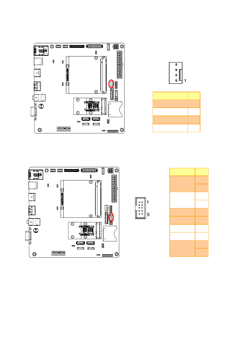 Cpu fan connector (jcpufan), Miscellaneous setting connector (jfp) | Avalue EEV-Q702 User Manual | Page 14 / 20