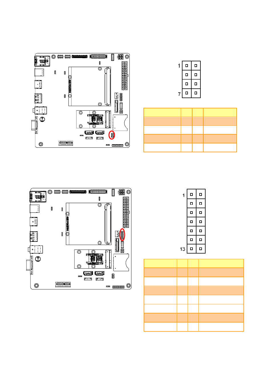 Carrier board spi flash programming (jspic), Lpc port connector (jlpc) | Avalue EEV-Q702 User Manual | Page 17 / 20