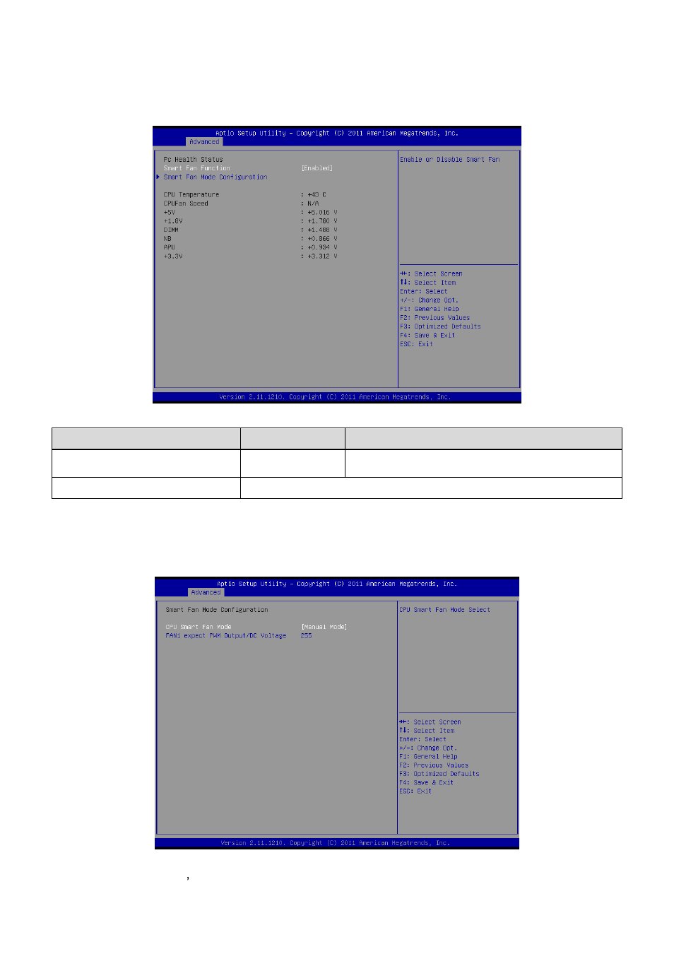H/w monitor2, Smart fan mode configuration | Avalue EQM-A50M User Manual | Page 26 / 49