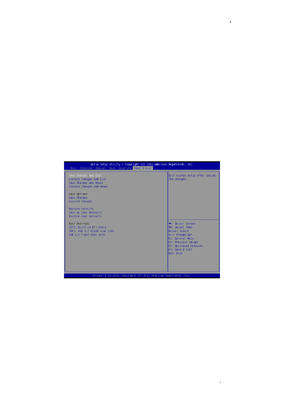 Administrator password, User password, Save & exit | Avalue EQM-CDV User Manual | Page 49 / 60