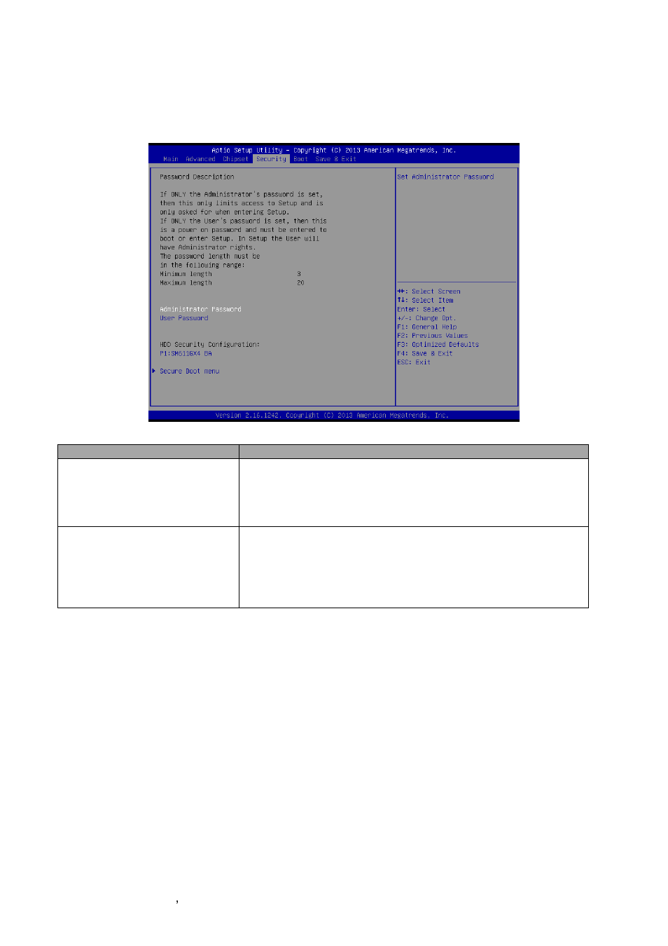 Security | Avalue EQM-BYT User Manual | Page 38 / 53