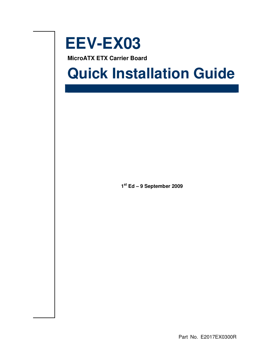 Avalue EEV-EX03 User Manual | 40 pages