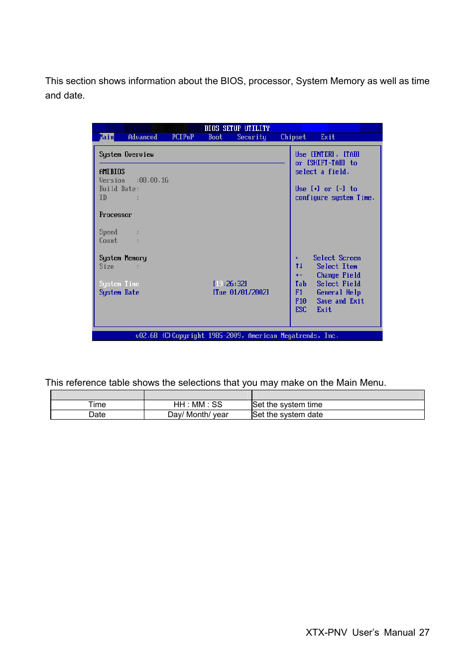 Avalue XTX-PNV User Manual | Page 27 / 67