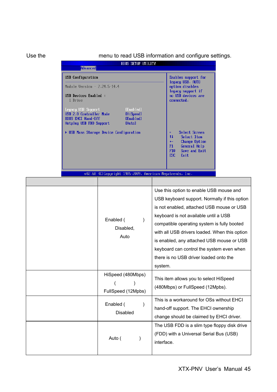 Avalue XTX-PNV User Manual | Page 45 / 67
