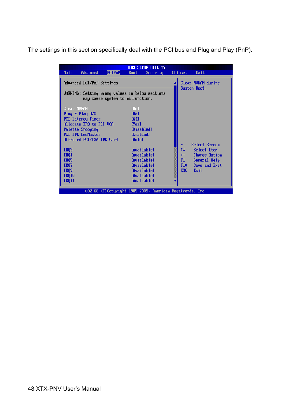Avalue XTX-PNV User Manual | Page 48 / 67