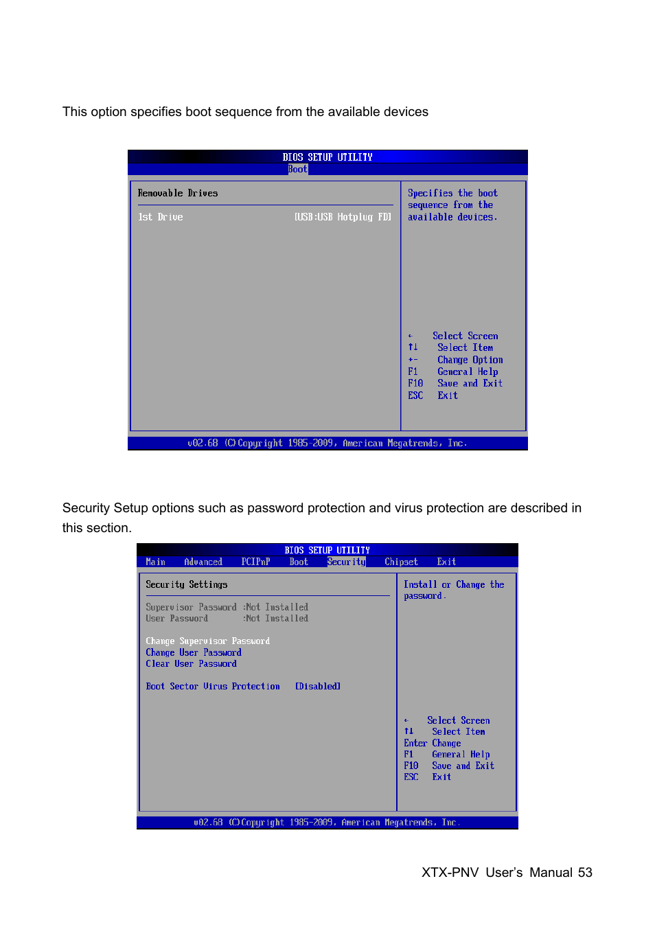 Avalue XTX-PNV User Manual | Page 53 / 67