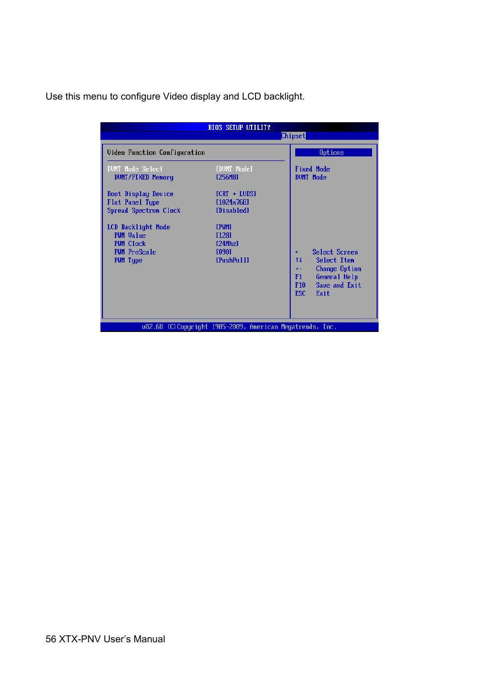 Avalue XTX-PNV User Manual | Page 56 / 67