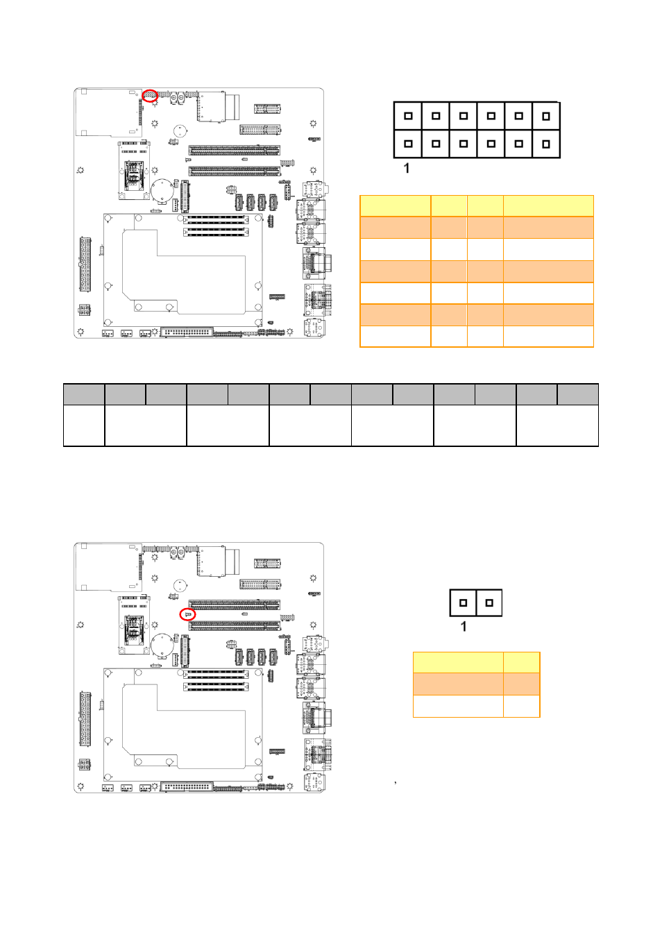 Front panel connector (jfp1), Spi selector (jspi1) | Avalue EEV-EX14 User Manual | Page 19 / 28