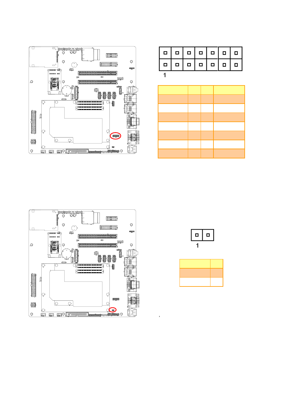 Lpc port connector (jlpc1), Firmware hub bios chip select (jfwh1) | Avalue EEV-EX14 User Manual | Page 23 / 28