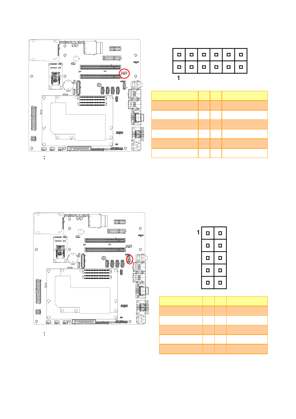 1ch audio connector (jaudio1), Front audio connector (jaudio2) | Avalue EEV-EX14 User Manual | Page 25 / 28