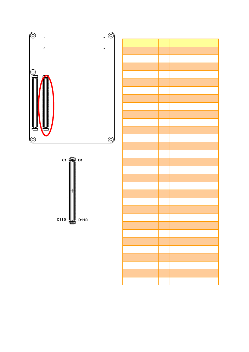 Com express connector 1 (cn1b) | Avalue ESM-A50M User Manual | Page 30 / 92