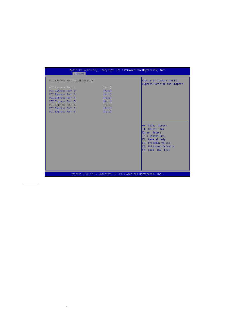 Pci express ports configuration | Avalue ESM-QM57 User Manual | Page 70 / 83