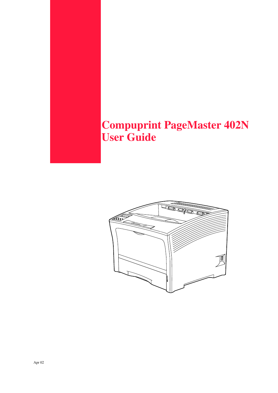 CPG PageMaster 402N User Manual | 216 pages