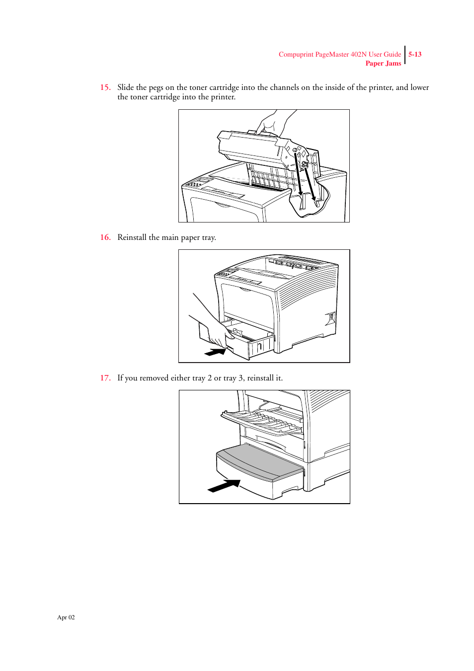CPG PageMaster 402N User Manual | Page 101 / 216