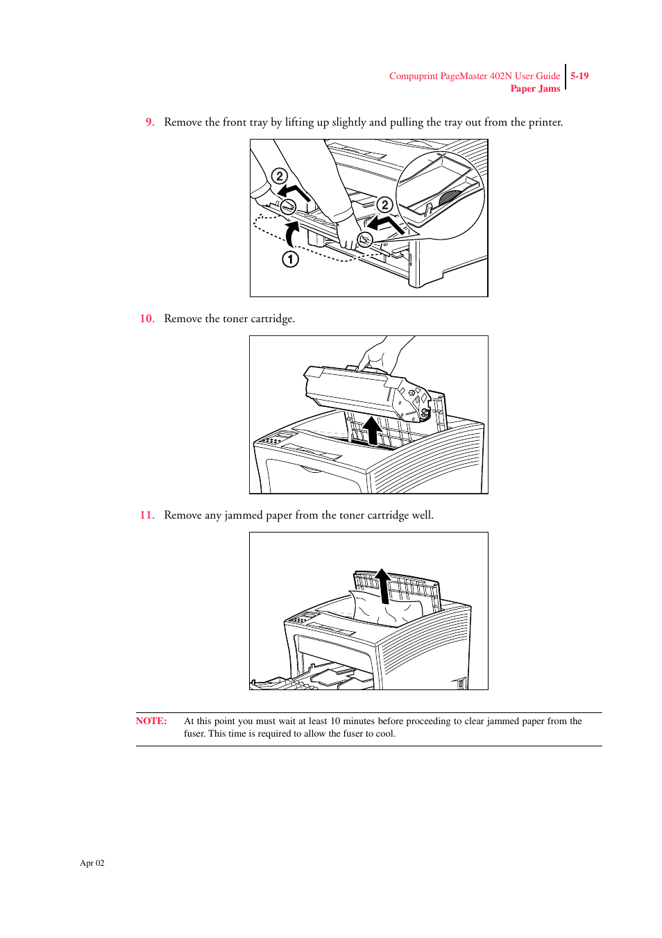 CPG PageMaster 402N User Manual | Page 107 / 216