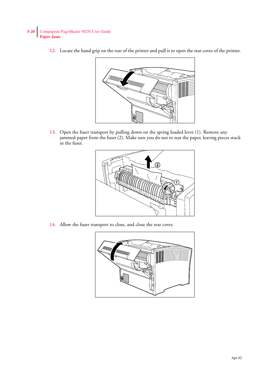 CPG PageMaster 402N User Manual | Page 108 / 216